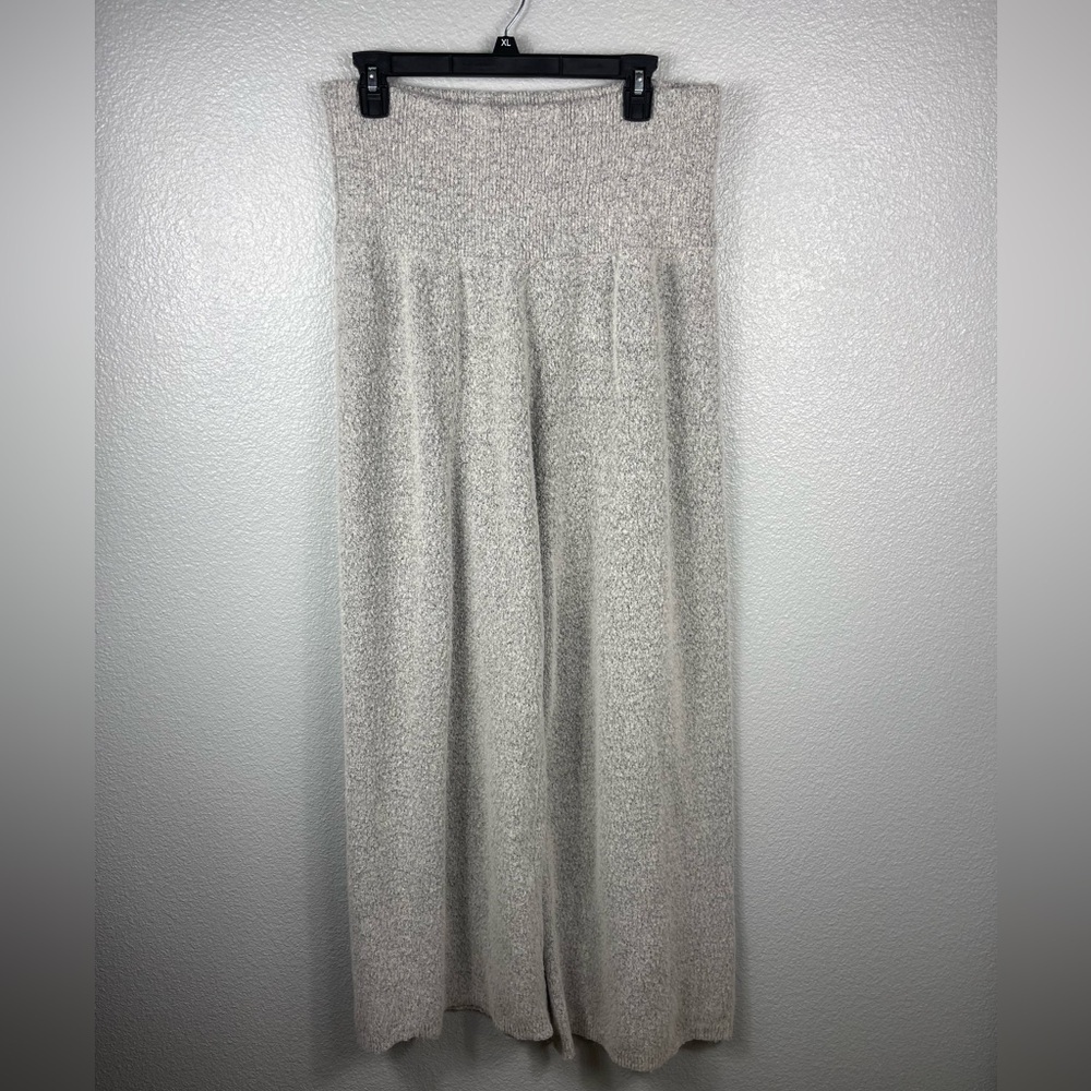 Gabrielle Union New York & Company Grey High Rise Sweater Wide Leg Lounge Pants - Picture 3 of 11